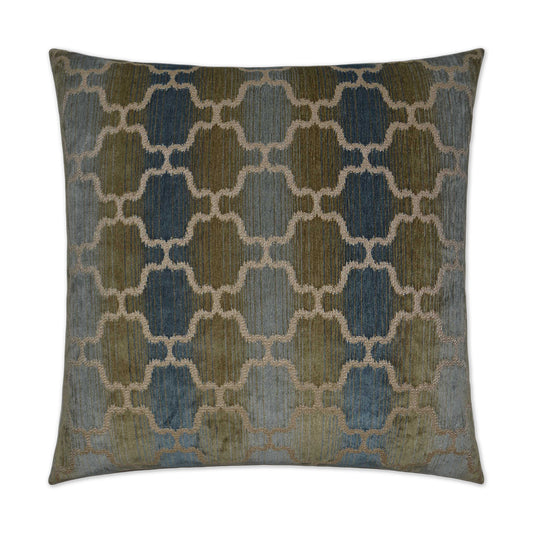 D.V. KAP HOME   24" x 24" Vendura Pillow - Aqua Global    - 2707-A-2424