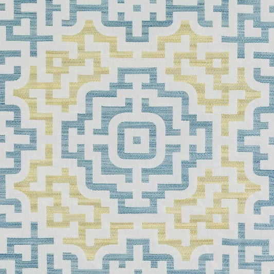 Duralee Du15906 | 542-Blue/Yellow  Upholstery     - 270966