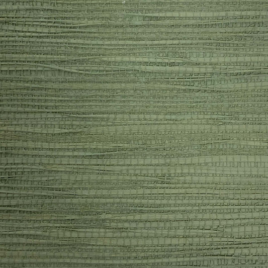 JF Fabrics -Wallpaper 2710 73 Wallpaper Green  Grasscloth - 8938073 WF9061