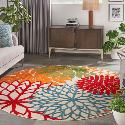 Nourison Rugs Nourison Home   Tropical 8' X Round    - 099446066831