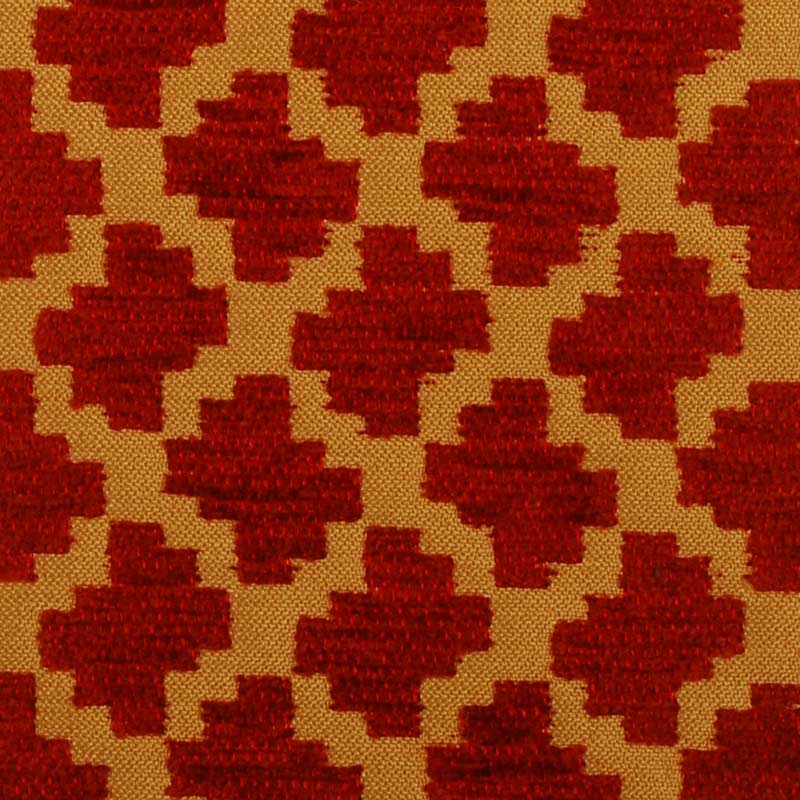 Duralee 15575 | 69-Gold/Red  Upholstery Fabric    - 271546