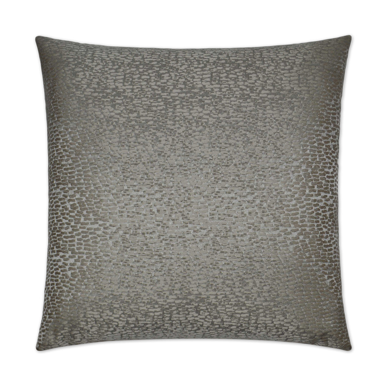 D.V. KAP HOME   24" x 24" Joy Pillow - Silver Glam, Solid    - 2733-S-2424