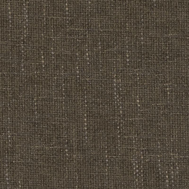 Dark brown woven fabric texture with subtle lighter flecks; upholstery material for sofas and chairs.
