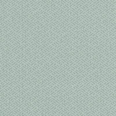 Aqua fabric swatch with a tiny white diamond lattice pattern and subtle texture.
