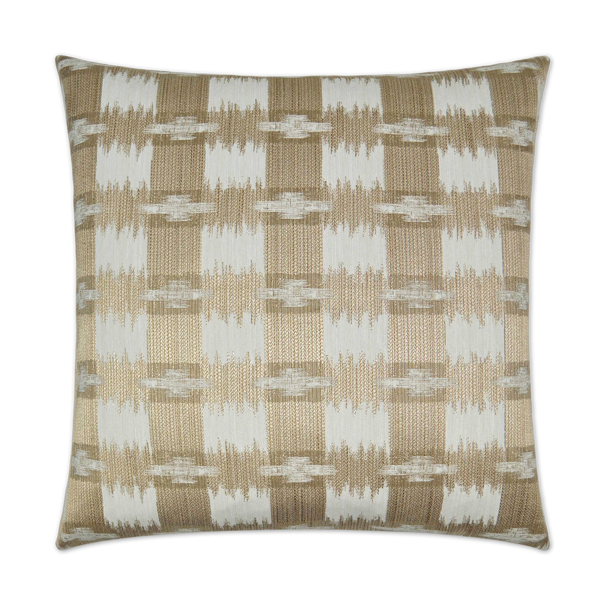 D.V. KAP HOME   24" x 24" Worldly Pillow Glam, Transitional, Geometric    - 2736-2424