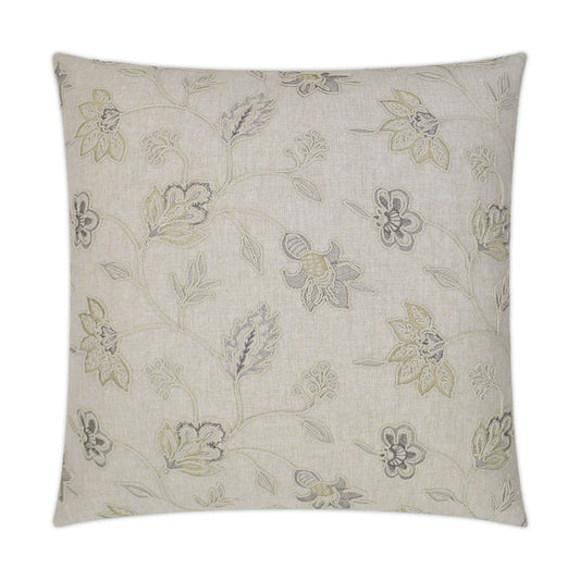 D.V. KAP HOME   24" x 24" Clippert Pillow Floral    - 2737-2424