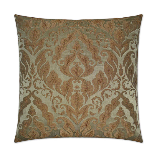 D.V. KAP HOME   24" x 24" Fantasia Pillow - Gold Traditional, Global    - 2740-G-2424
