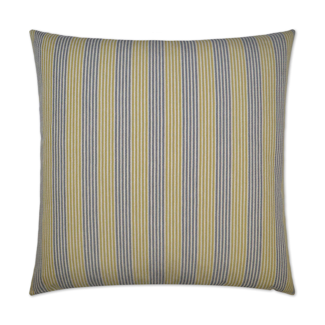 D.V. KAP HOME   24" x 24" Creighton Pillow - Citron Stripes    - 2741-C-2424