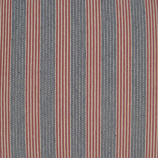 D.V. KAP HOME 2741-G-YARD Creighton Fabric - Garnet Stripes  Red   - Creighton