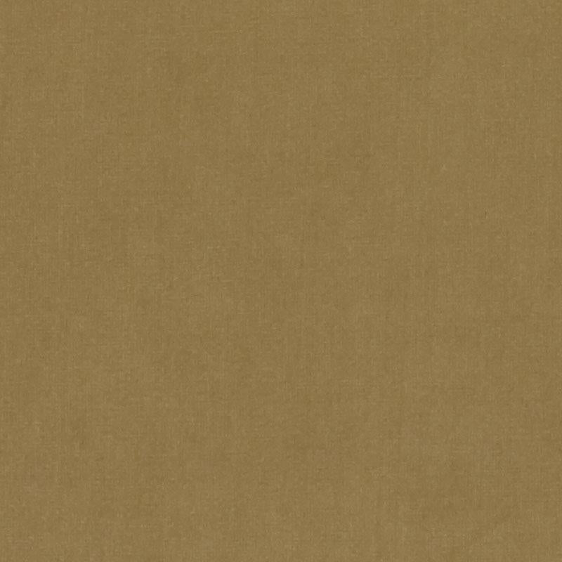 Khaki linen-look fabric texture with a plain weave; versatile for upholstery, crafts or apparel.