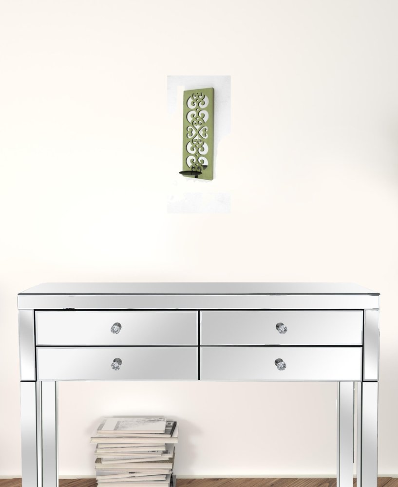 Green Wood Hanging Dimensional Sculpture