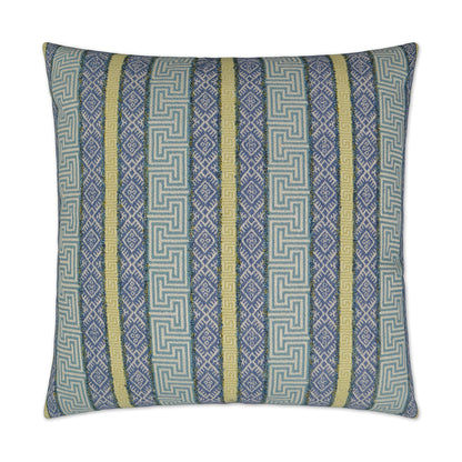 D.V. KAP HOME   24" x 24" Regis Pillow - Blue Global    - 2746-B-2424