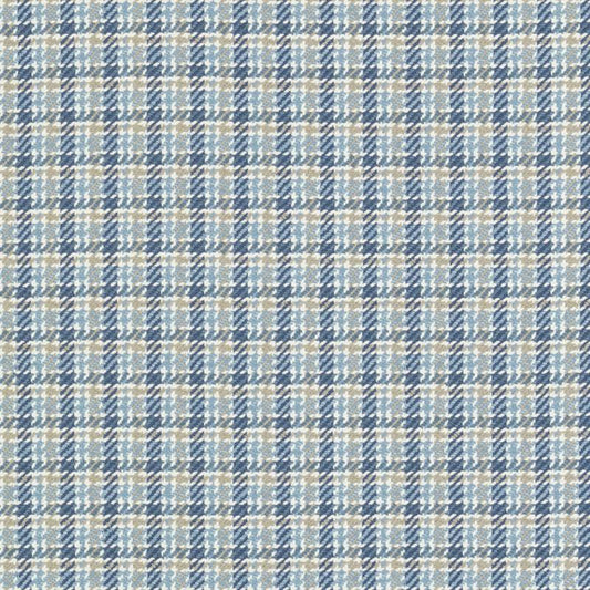 Duralee 15720 | 50-Natural/Blue  Upholstery     - 274618