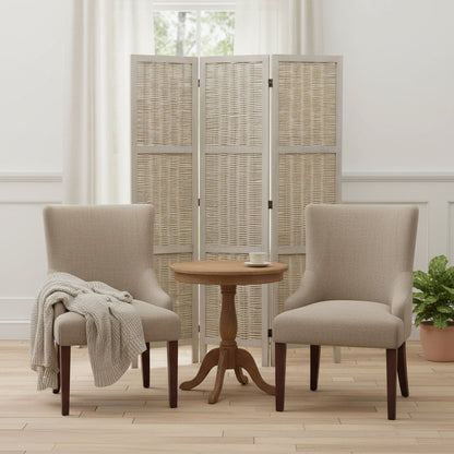 52 X 67 Beige Wood  Screen