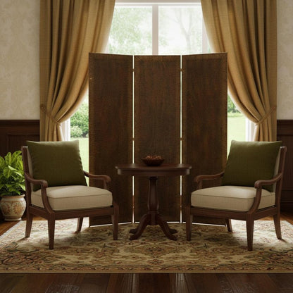 65" X 72" Bronze Wood Forger  Screen