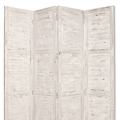 76" X 84" Black Wood Screen