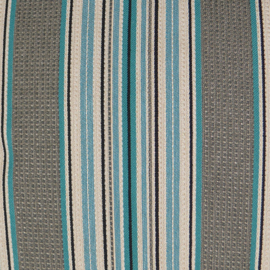 D.V. KAP HOME 2749-YARD Kreiger Fabric Stripes  Turquoise,Teal   - Kreiger
