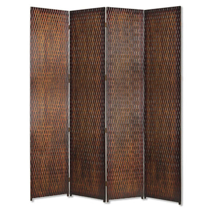 84" X 84" Gold Wood  Screen