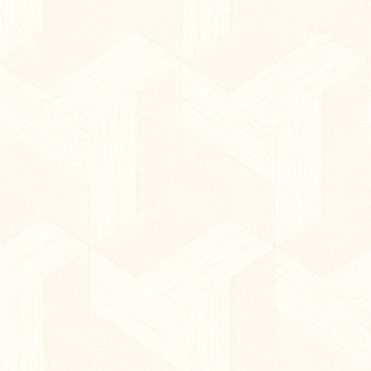 Galerie Wallcoverings Synergy Geometric Galerie Wallcoverings  White   - SY27500