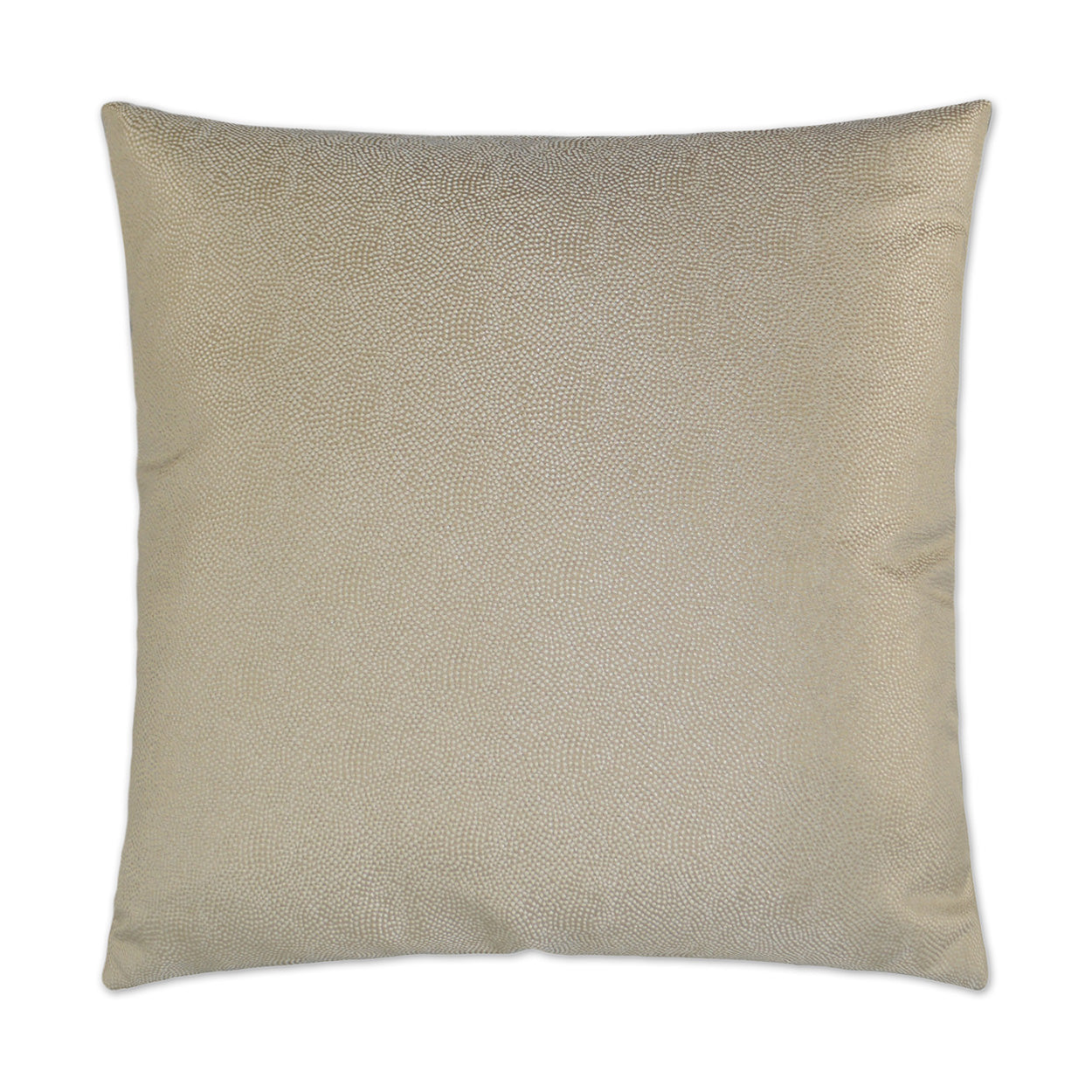 Ivory solid 24" x 24" square decorative throw pillow.