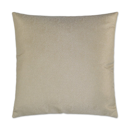 Ivory solid 24" x 24" square decorative throw pillow.