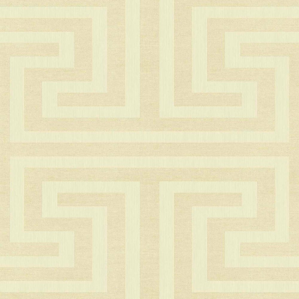 Galerie Wallcoverings Synergy Geometric Maze Galerie Wallcoverings  Beige   - SY27512