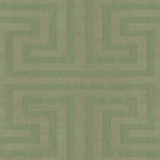 Galerie Wallcoverings Synergy Geometric Maze Galerie Wallcoverings  Green   - SY27515