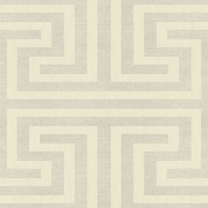 Galerie Wallcoverings Synergy Geometric Maze Galerie Wallcoverings  Silver Grey   - SY27516
