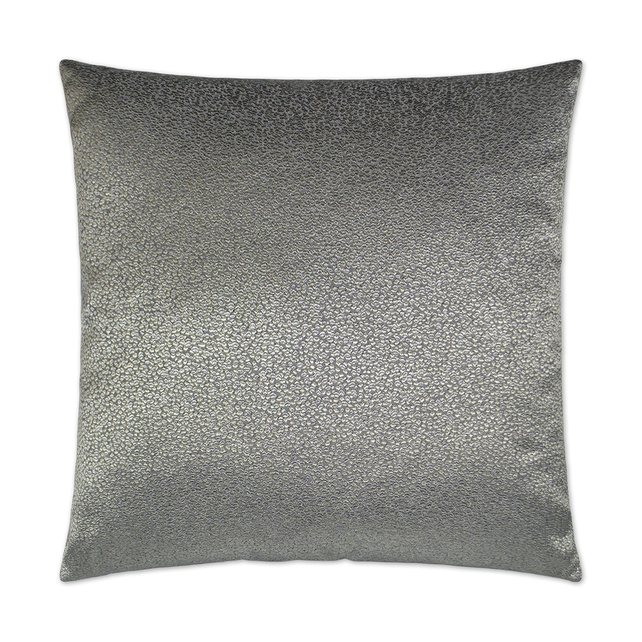 D.V. KAP HOME   24" x 24" Pebble Rebel Pillow - Graphite Glam, Solid    - 2756-G-2424