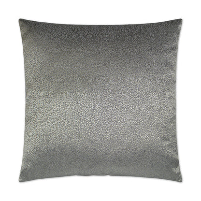 D.V. KAP HOME   24" x 24" Pebble Rebel Pillow - Graphite Glam, Solid    - 2756-G-2424