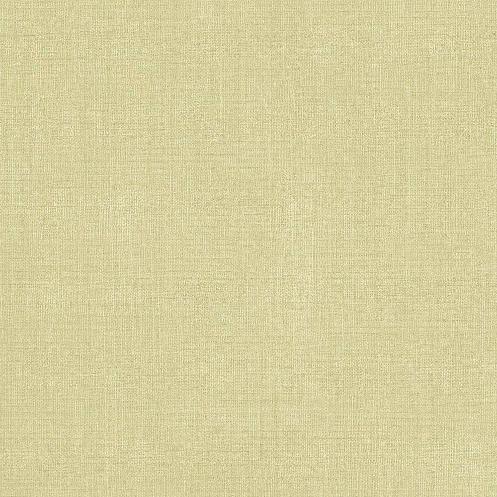Green wallcovering with fine textured surface, close-up.