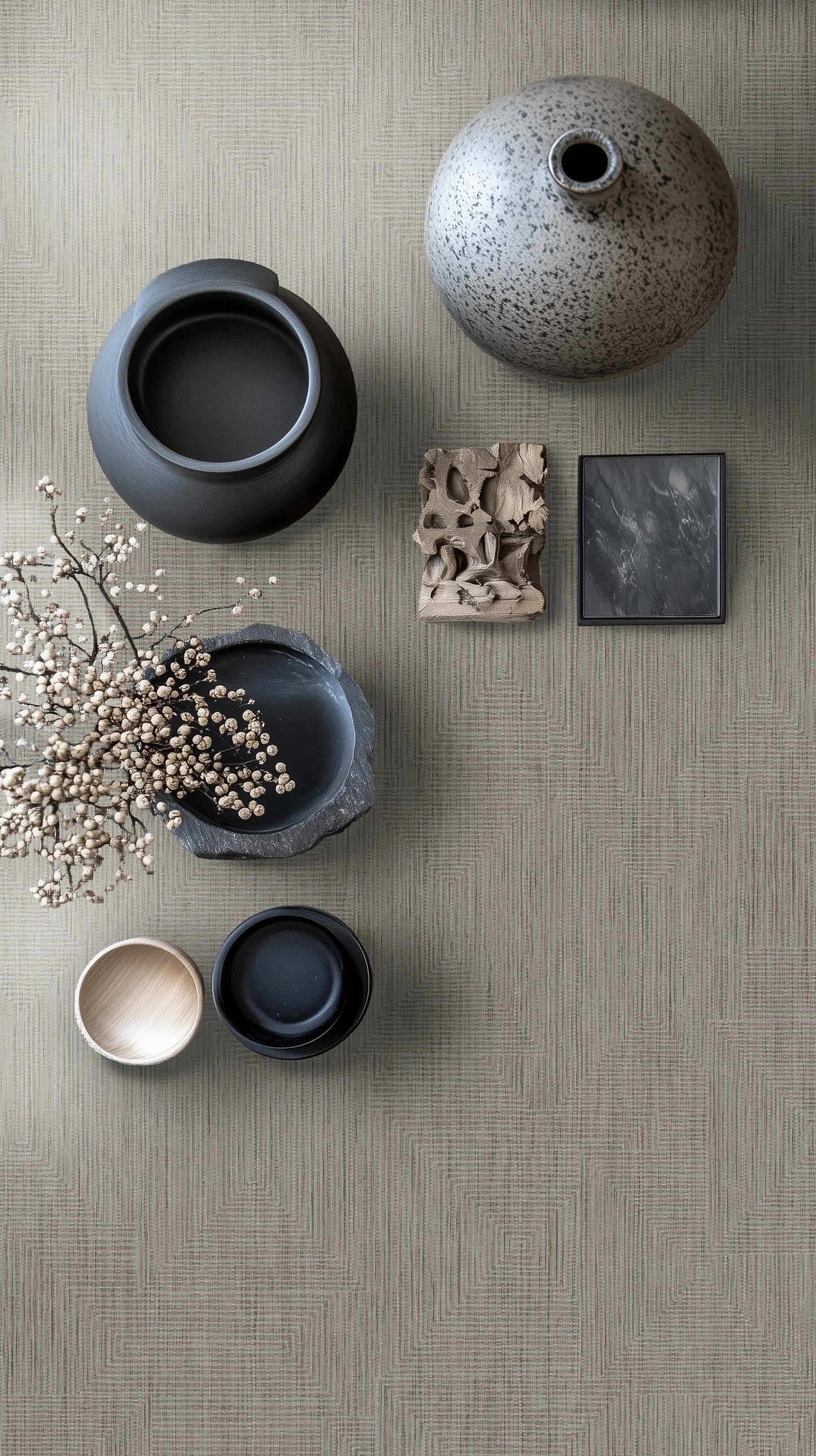 GALERIE WALLCOVERINGS CERRA RIO   Beige Textured  - 27612