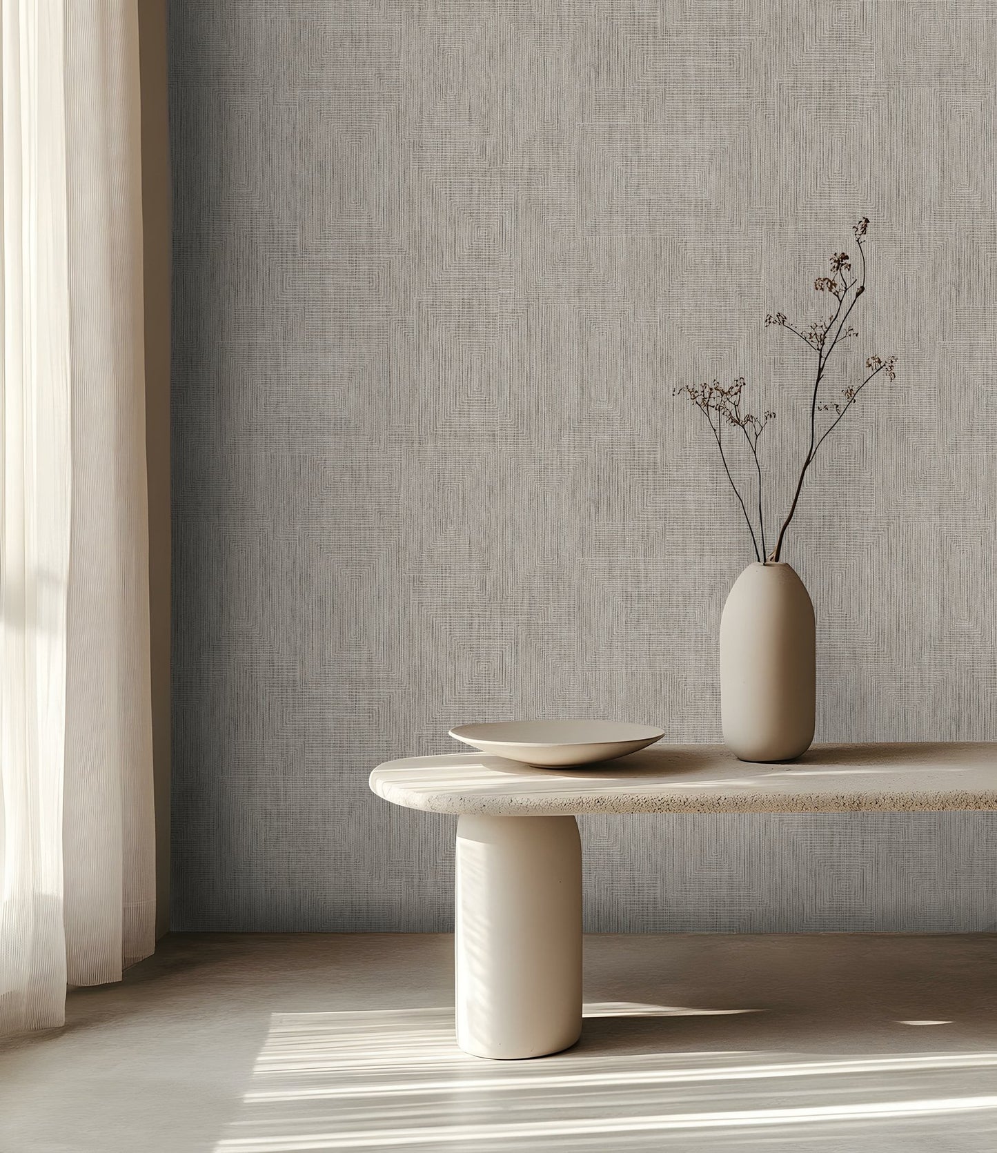 GALERIE WALLCOVERINGS CERRA RIO   Beige Textured  - 27612