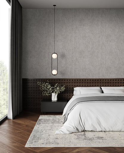 GALERIE WALLCOVERINGS CERRA RIO   Silver Grey Textured  - 27615