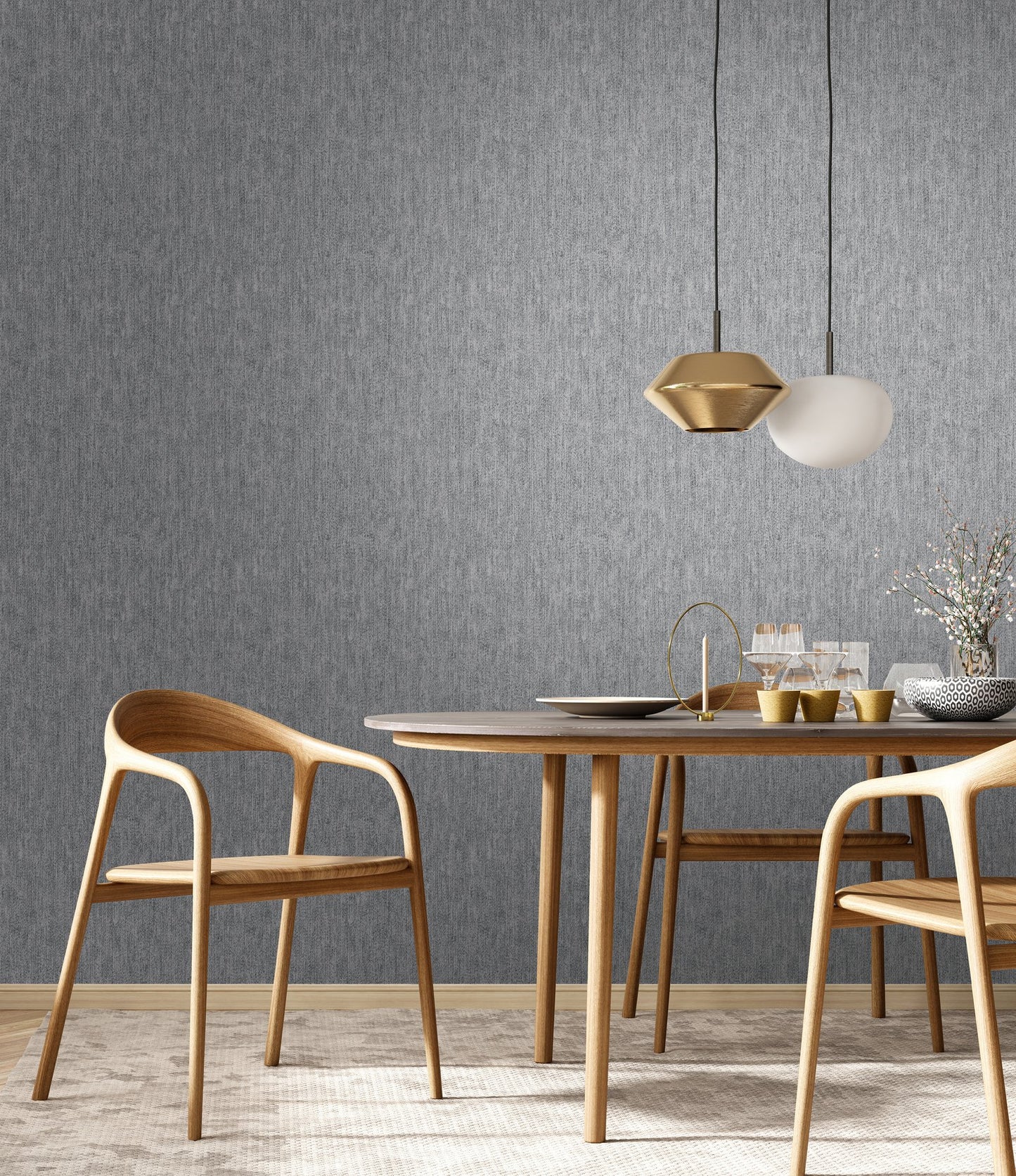 GALERIE WALLCOVERINGS CERRA CLEO   Blue Textured  - 27632