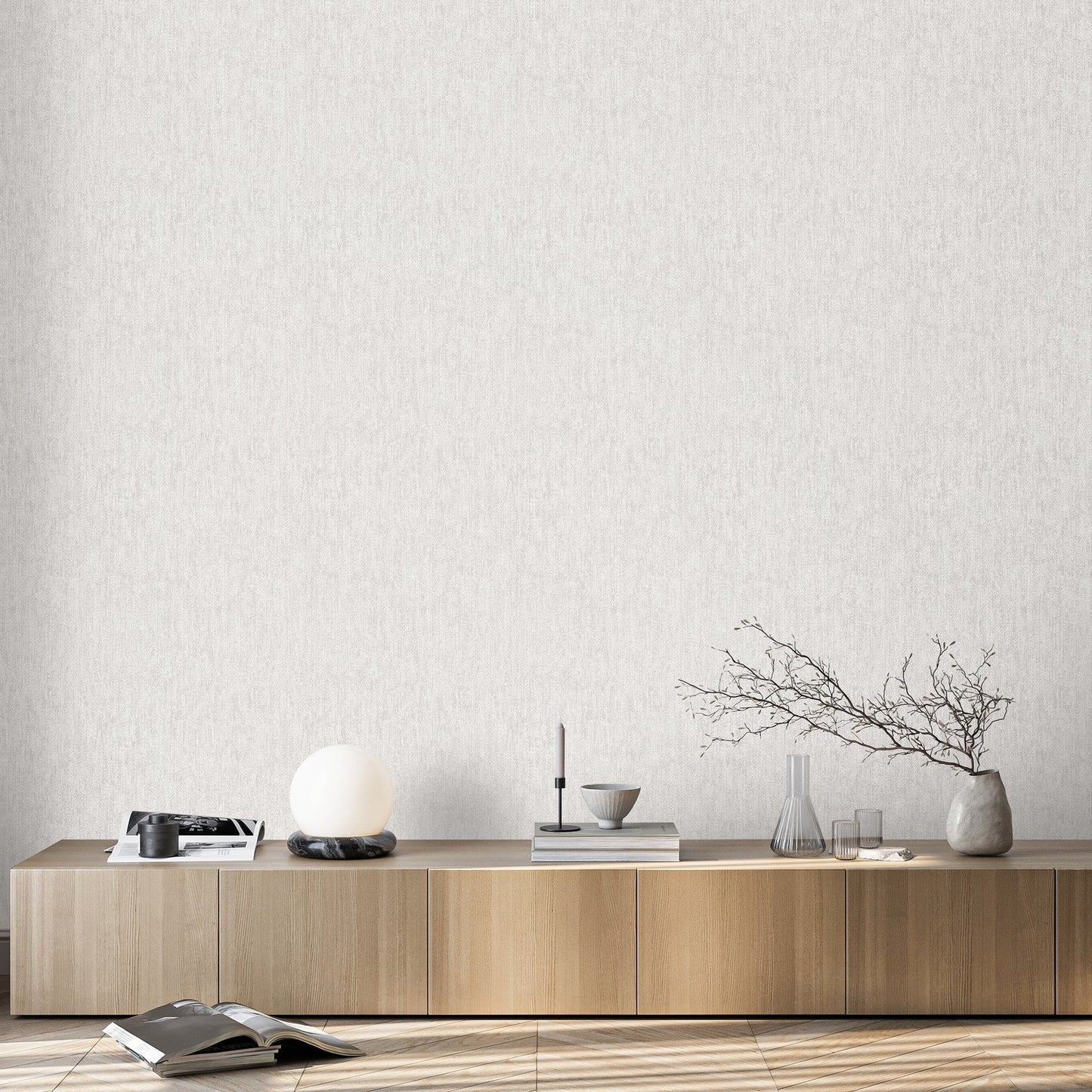GALERIE WALLCOVERINGS CERRA CLEO   Silver Grey Textured  - 27635