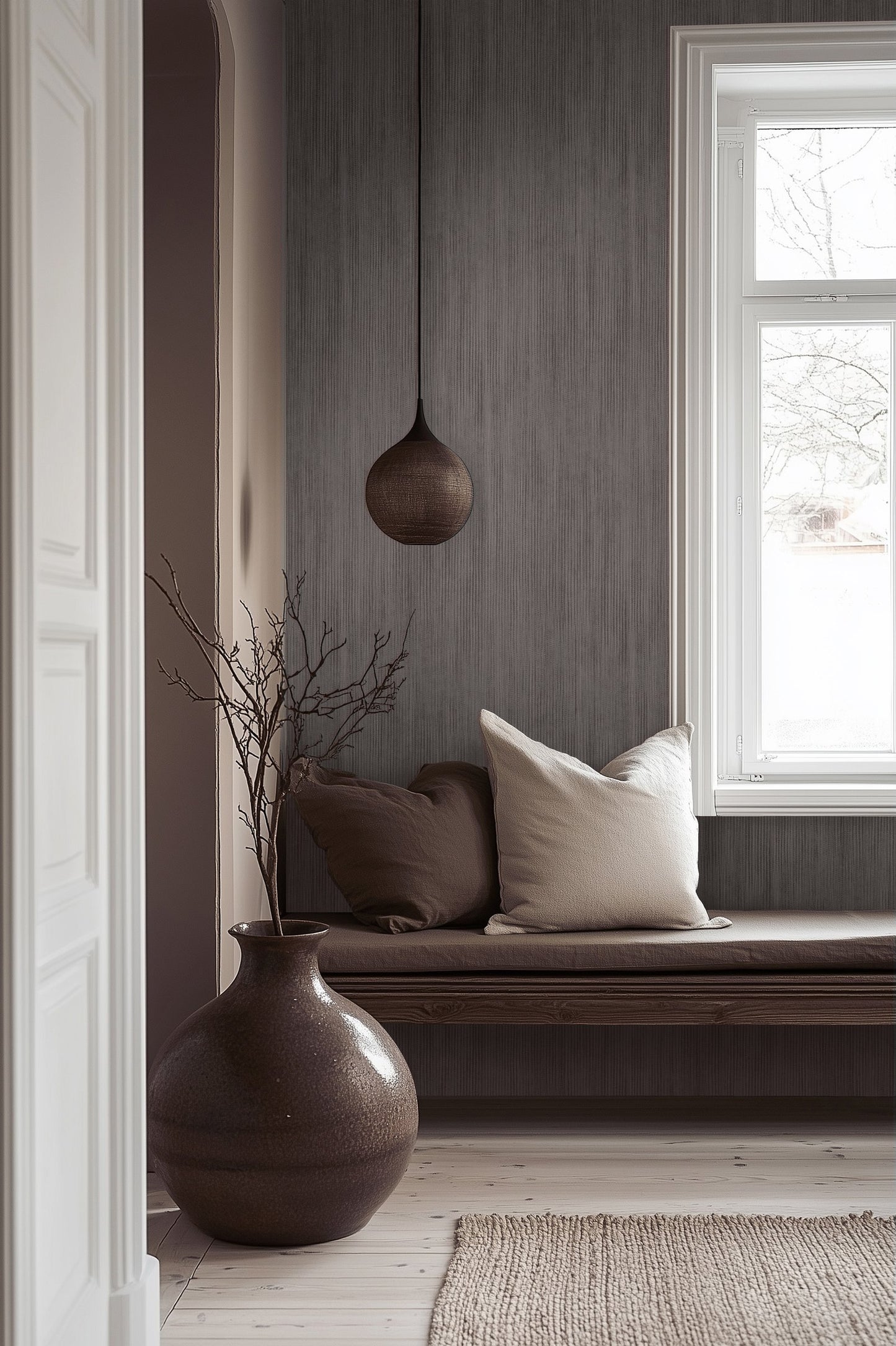 GALERIE WALLCOVERINGS CERRA RIVA   Purple Lilac Blown  - 27640