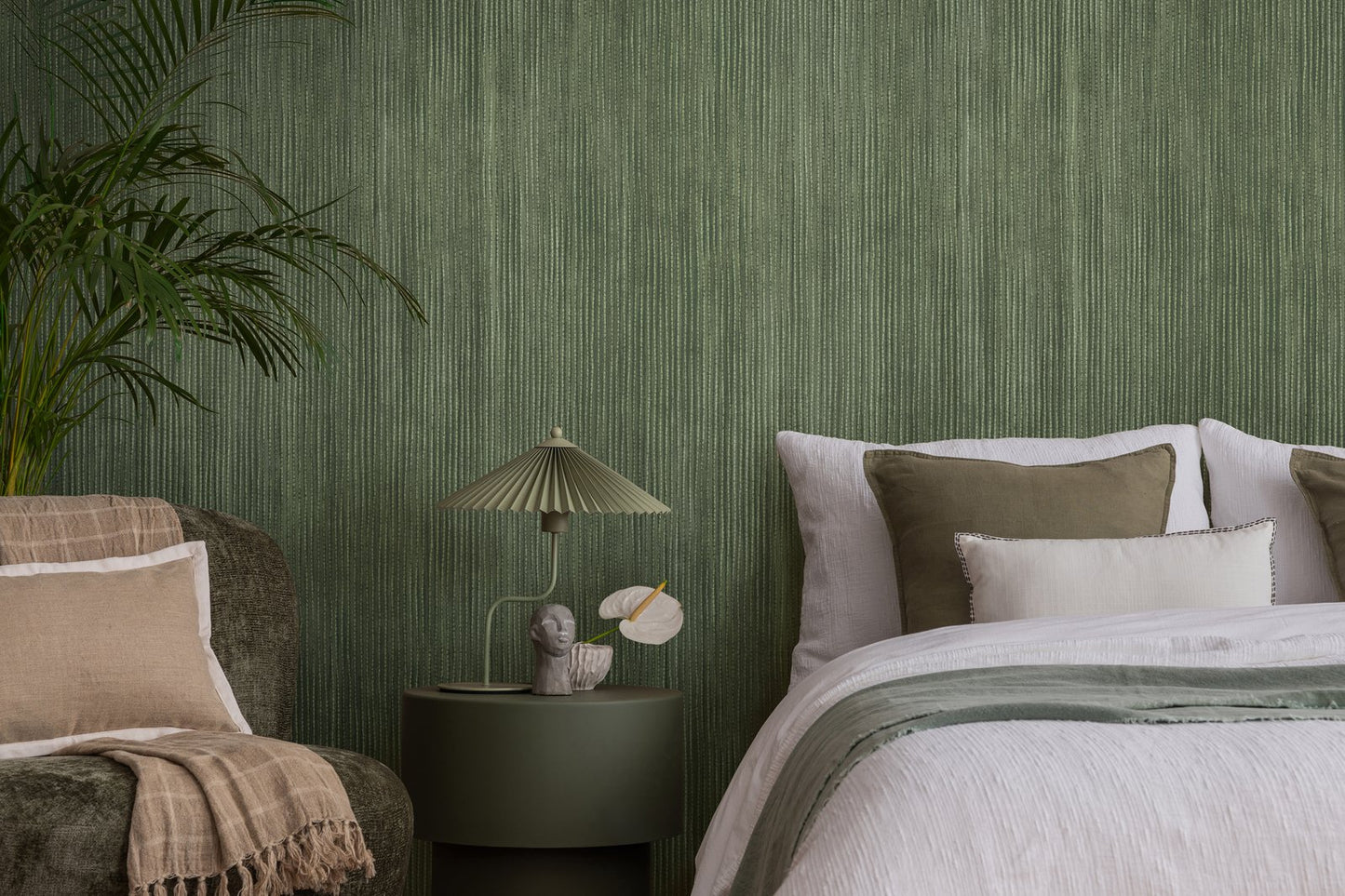 GALERIE WALLCOVERINGS CERRA RIVA   Green Blown  - 27644