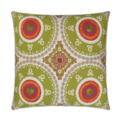 D.V. KAP HOME   24" x 24" Guido Pillow - Lime Global    - 2769-L-2424