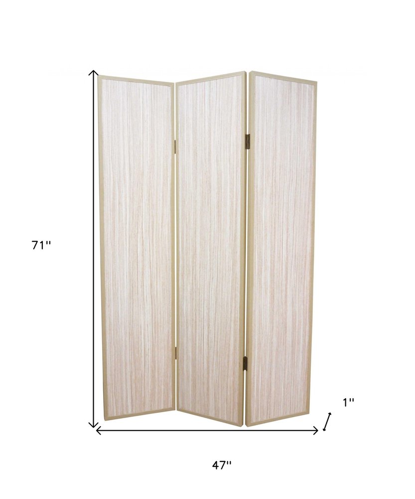 47 X 71 Beige Wood  Screen
