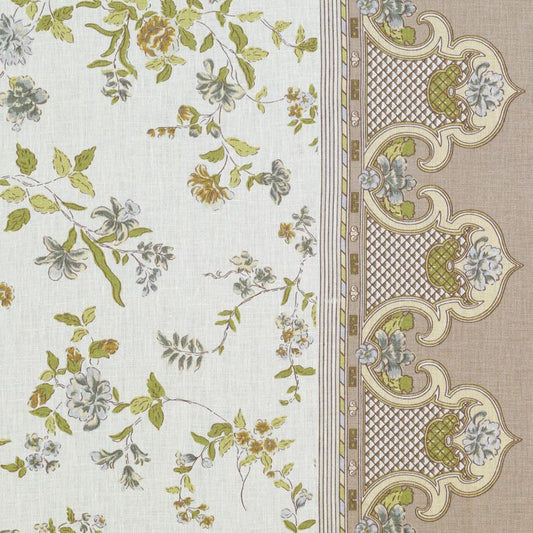 Duralee Monogram 200015H | 14-Toast  Print     - 277747