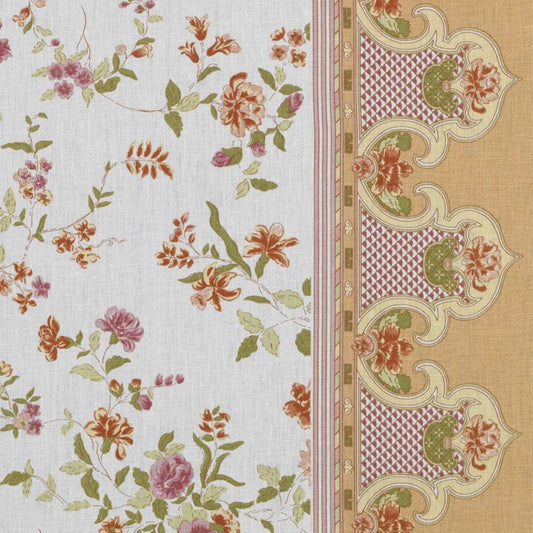 Duralee Monogram 200015H | 3-Melon  Print     - 277753