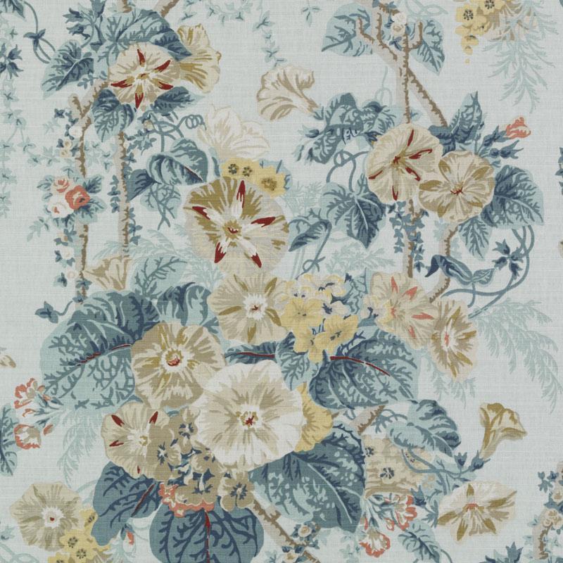 Duralee Monogram 200020H | 73-Red/Blue  Print     - 277803