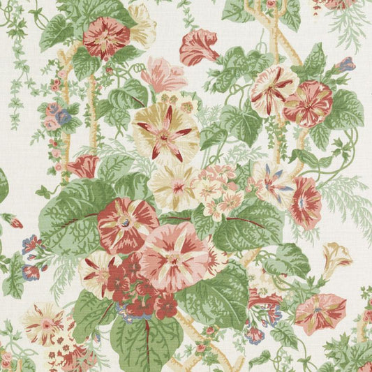 Duralee Monogram 200020H | 91-Red/Green  Print     - 277805