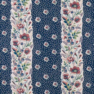 Duralee 21080 | 54-Sapphire  Print     - 277985