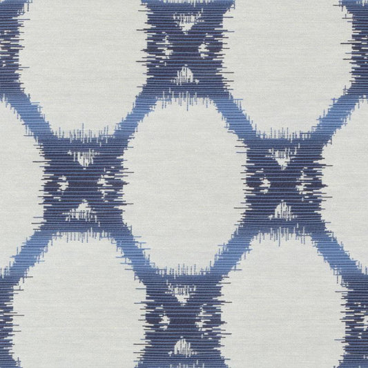 Duralee Monogram 190245H | 193-Indigo  Upholstery     - 278015