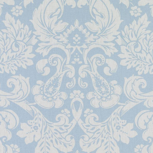 Duralee Monogram 200023H | 55-Cornflower  Print     - 278083