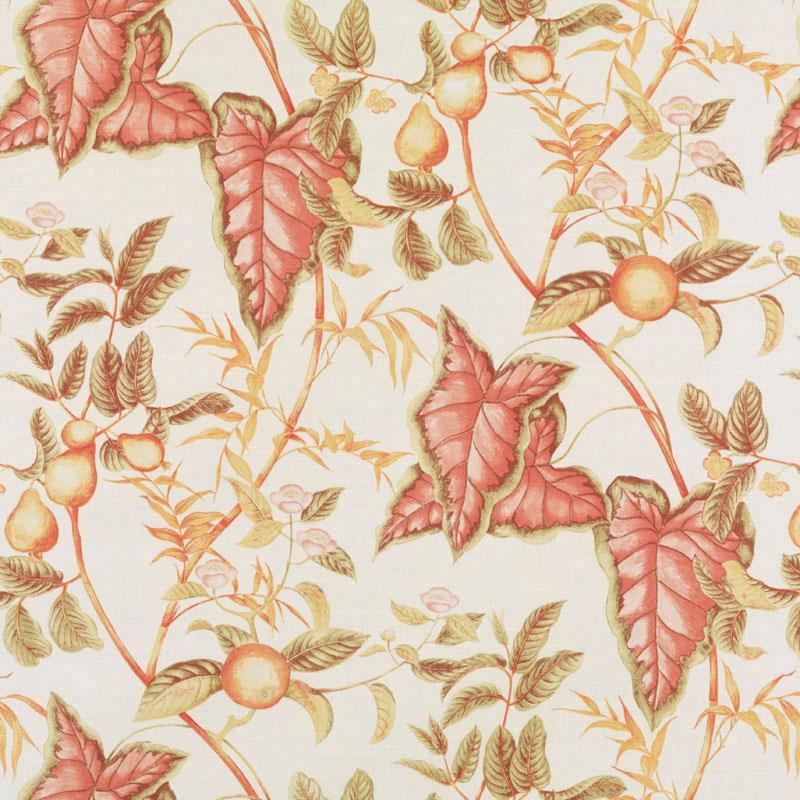 Duralee Monogram 200013H | 136-Spice  Print     - 278091