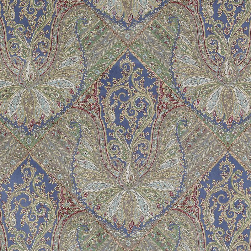 Duralee Monogram 190225H | 193-Indigo  Upholstery     - 278103