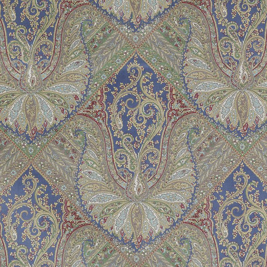 Duralee Monogram 190225H | 193-Indigo  Upholstery     - 278103